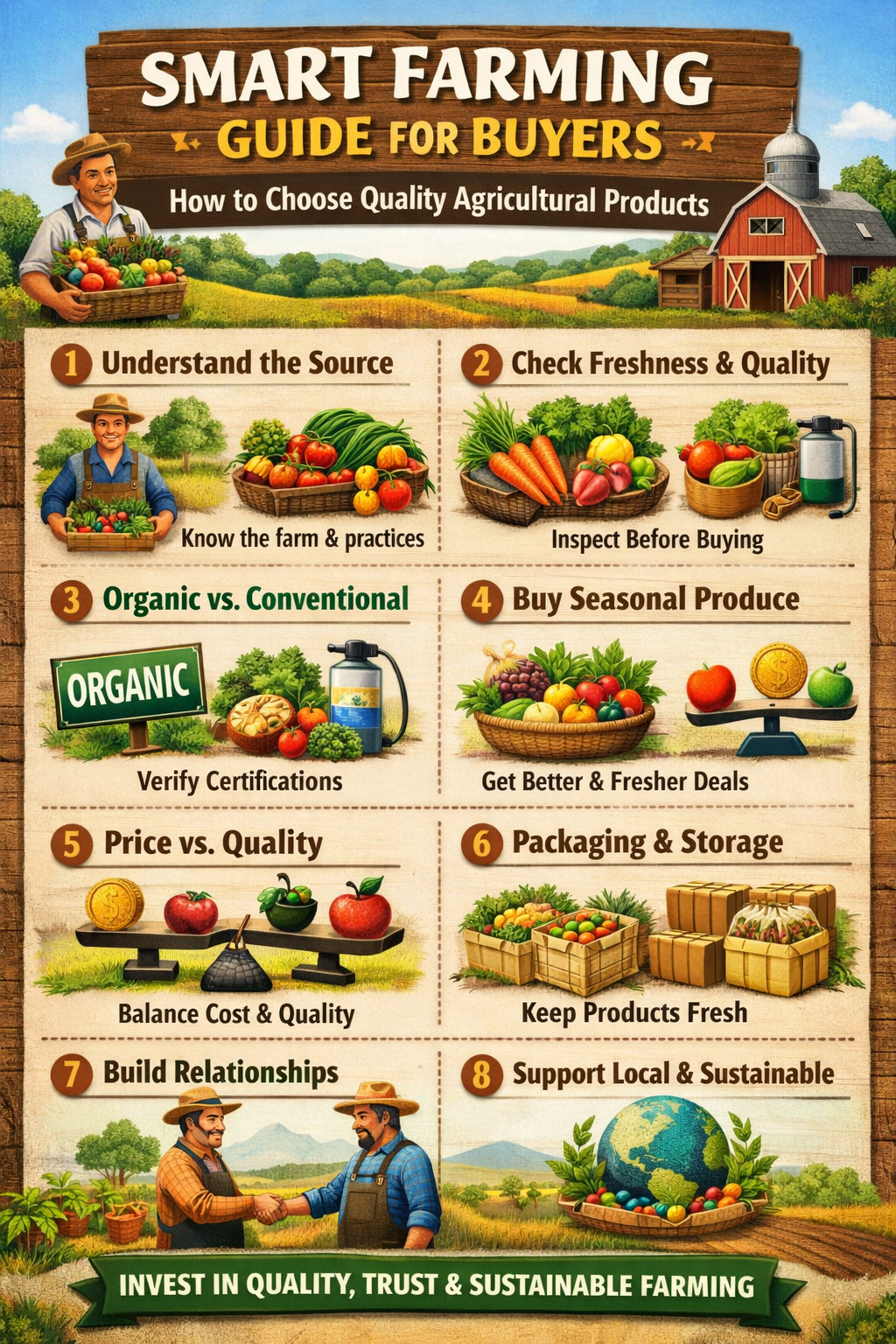 Smart Farming Guide for Buyers: How to Choose Quality Agricultural Products